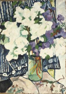 Natal\'ia Sergeevna Goncharova - Lilacs in a vase