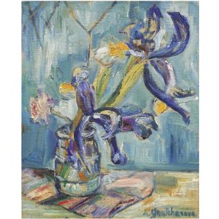Natalia Sergeevna Goncharova - Still Life Of Irises