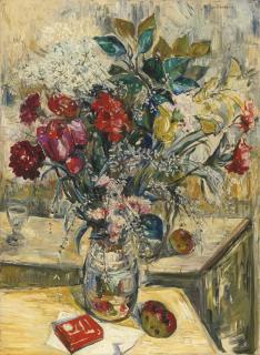 Natalia Sergeevna Goncharova - Vase De Fleurs Et De Pommes