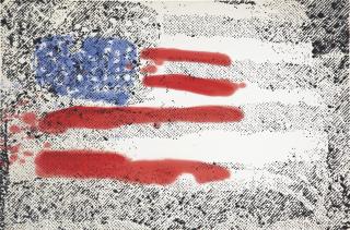 Nate Lowman - Birthday Cake Painting #2