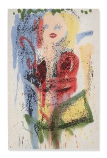 Nate Lowman - White Linen Marilyn