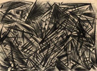 Nathalia Goncharova - Ville, la nuit. Rayonnisme