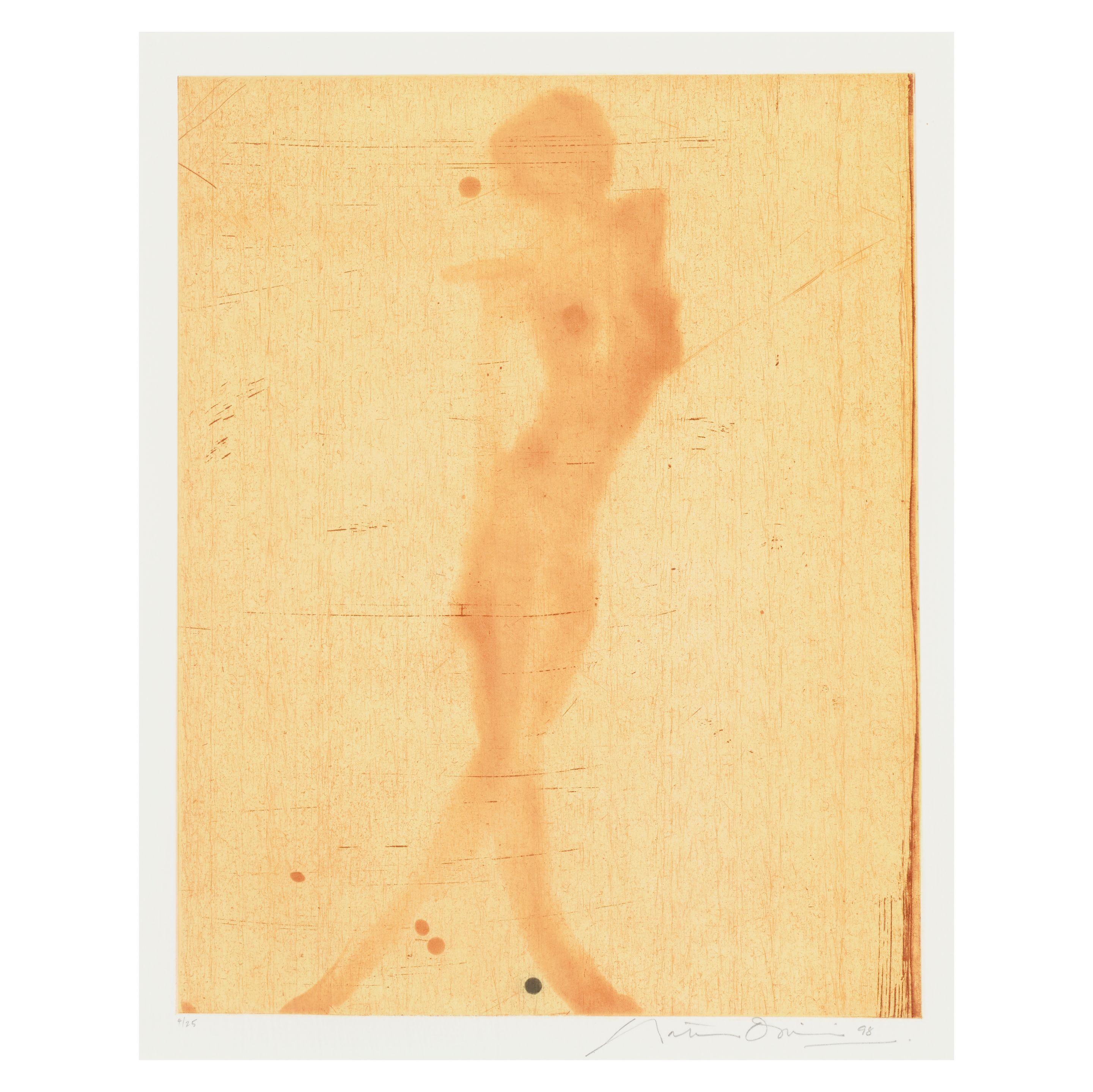 Nathan Oliveira - Copper Plate Nude 1; Dancer 2