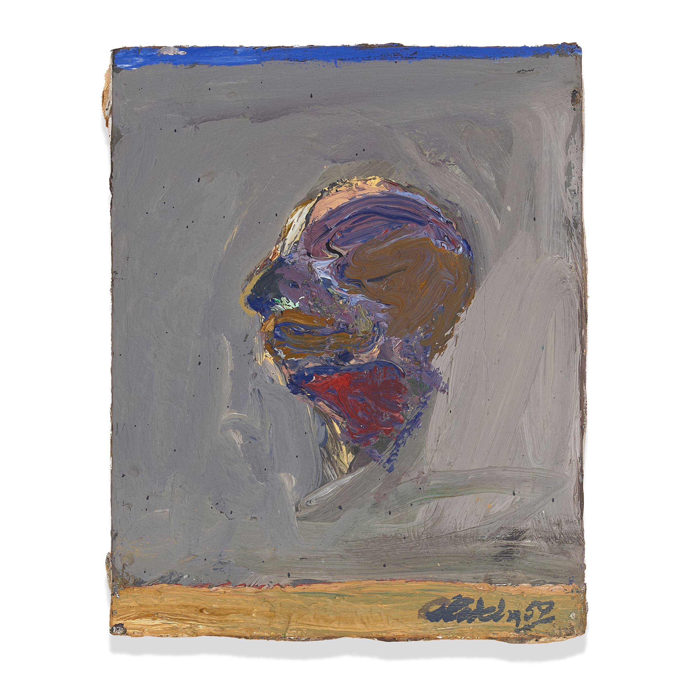 Nathan Oliveira - Head #2, 1959