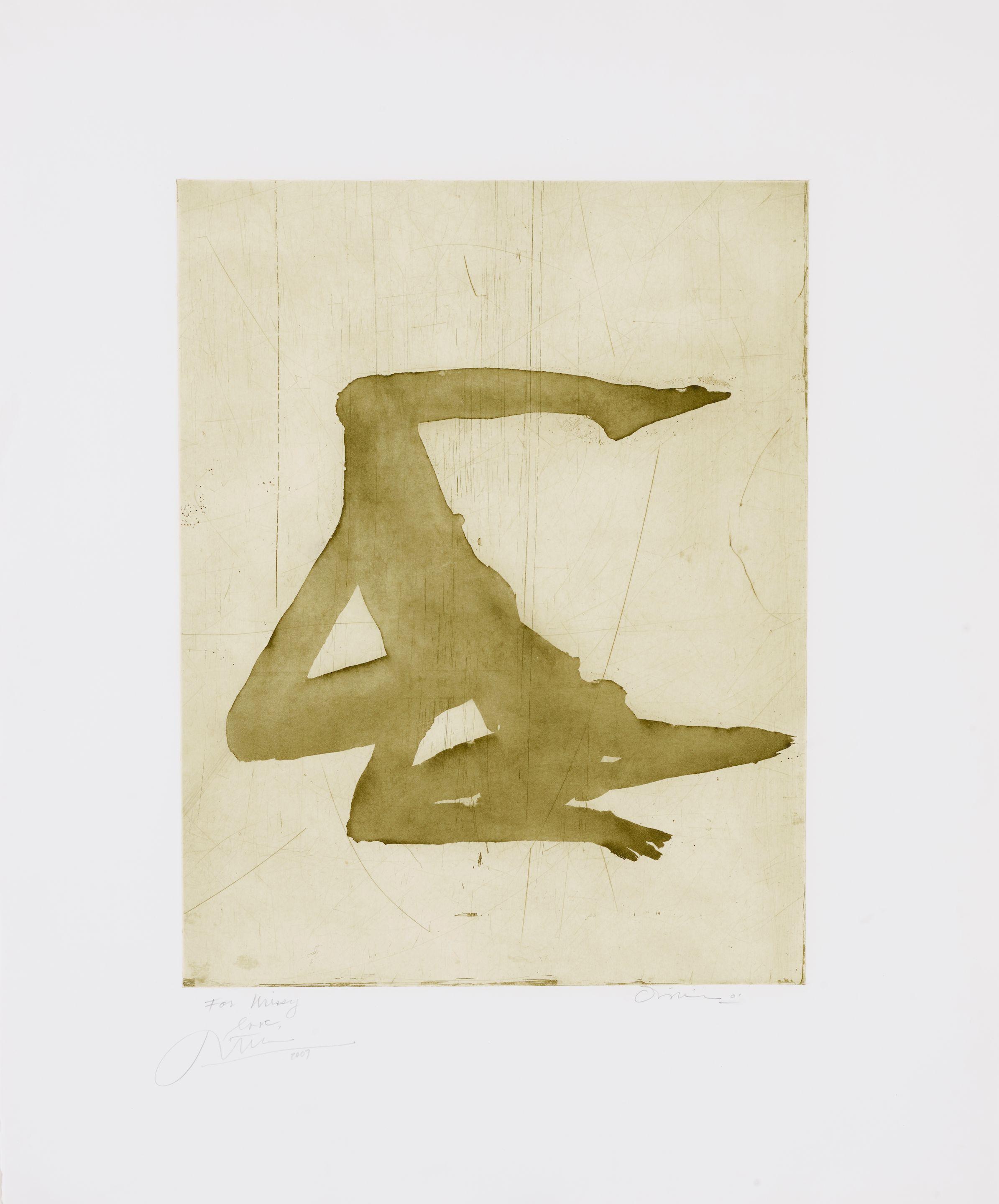 Nathan Oliveira - Plate 7, from Copper Plate Nudes II