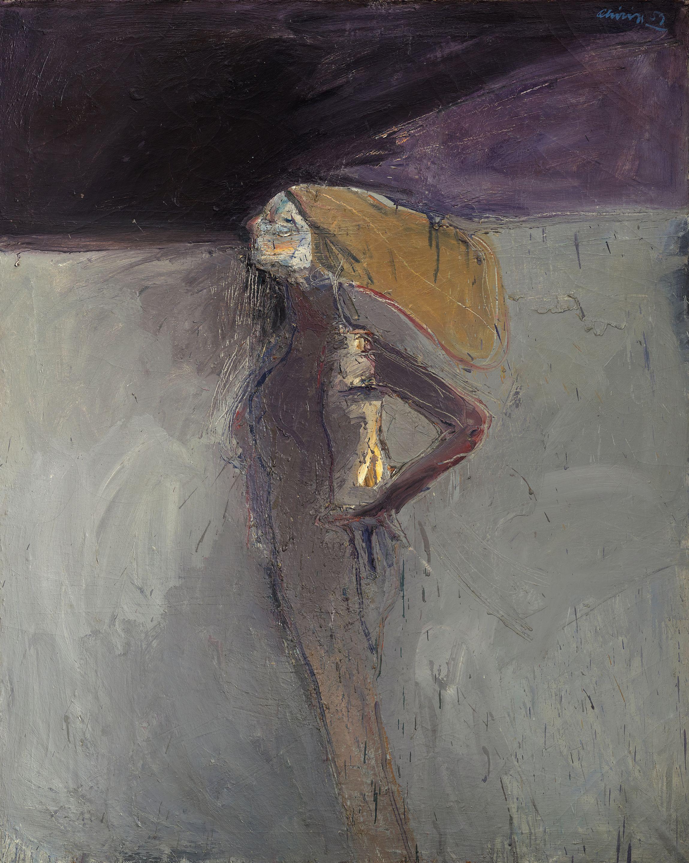 Nathan Oliveira - Standing Woman With Long Hair, 1959