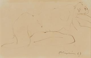 Nathan Oliveira - Untitled, 1963