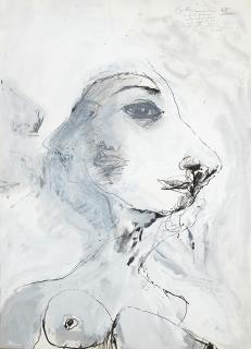 Nathan Oliveira - Woman (from the Half Moon Bay Series), 1968