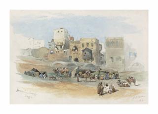 Nathaniel Everett Green - A Bedouin camp, Jaffa