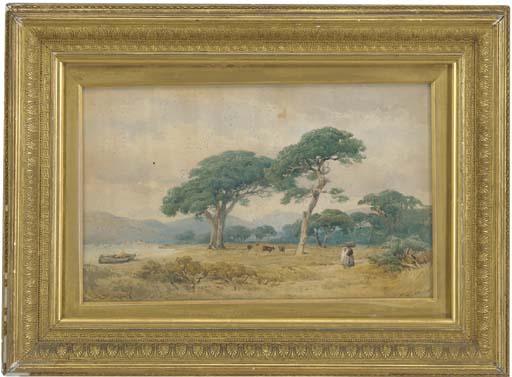Nathaniel Everett Green - Stone Pines At Bocca, Near Cannes