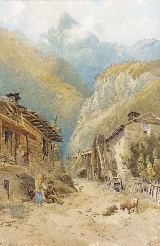 Nathaniel Everett Green - The \'Dent du Midi\', Switzerland