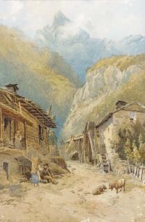 Nathaniel Everett Green - The \'Dent du Midi\', Switzerland