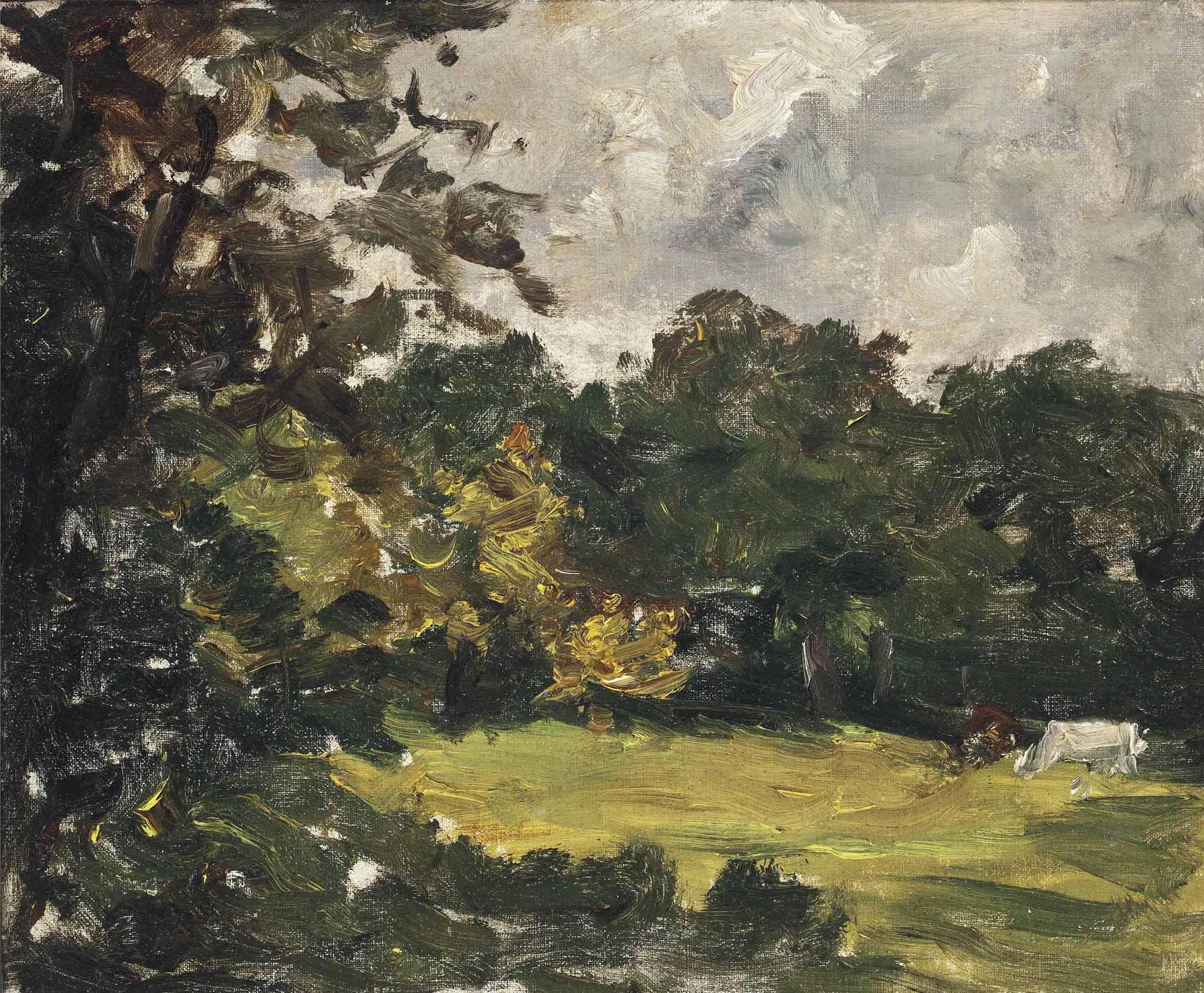 Nathaniel Hone, R.A., R.H.A. - Cattle grazing