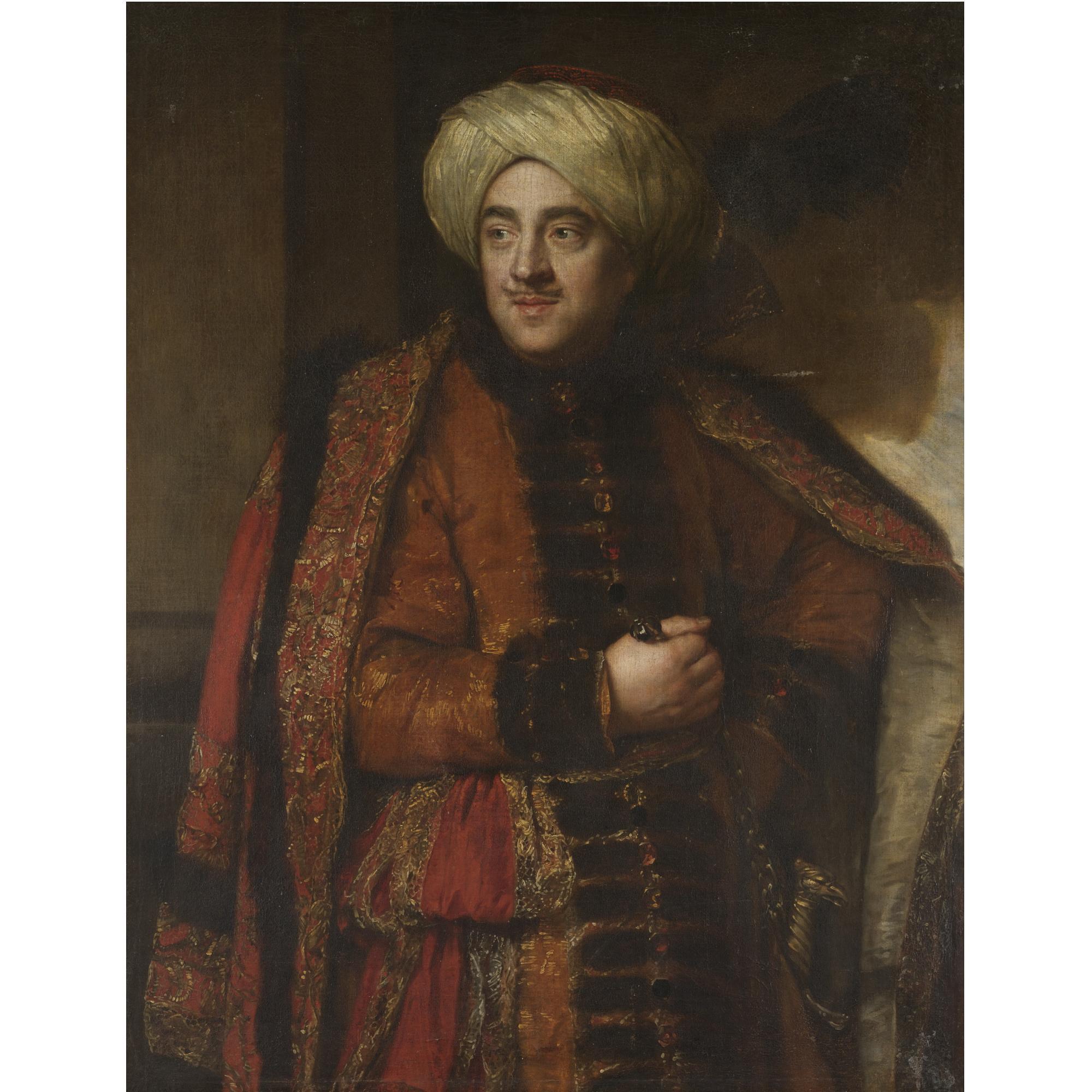 Nathaniel Hone R.A. - Portrait Of A Gentleman