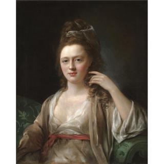 Nathaniel Hone R.A. - Portrait Of A Lady Said To Be Ann Gardiner (1746-1810)