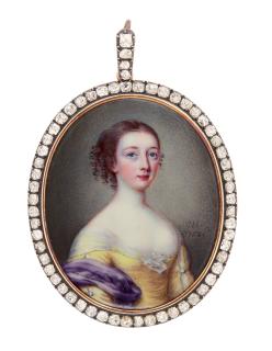Nathaniel Hone, R.A. - Portrait Of A Lady, Traditionally Identifed As Elizabeth Gunning, Duchess Of Hamilton (1733-1790)