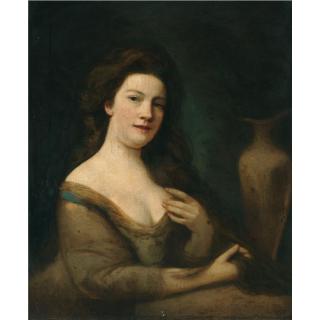 Nathaniel Hone R.A. - Portrait Of A Lady