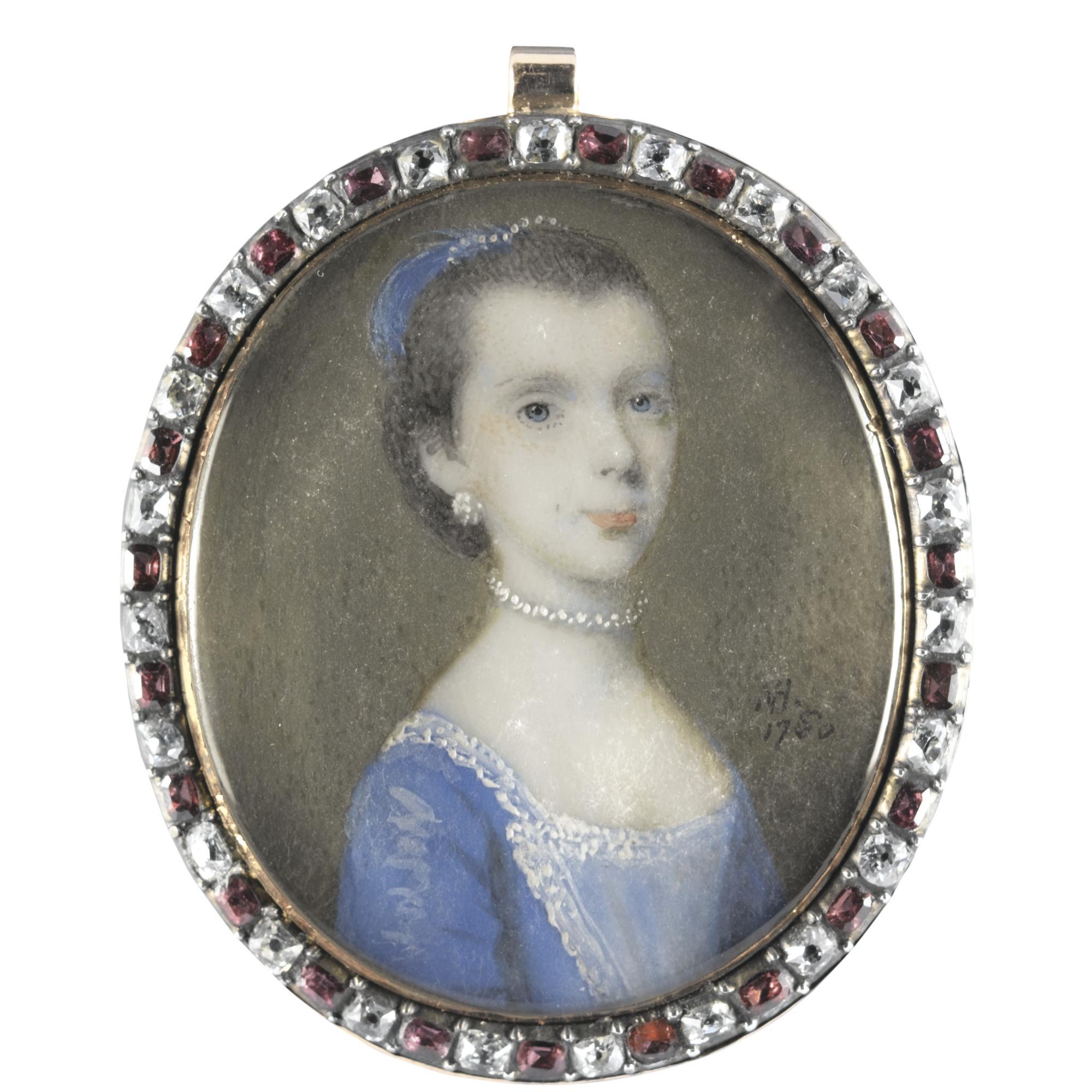 Nathaniel Hone R.A. - Portrait Of A Lady