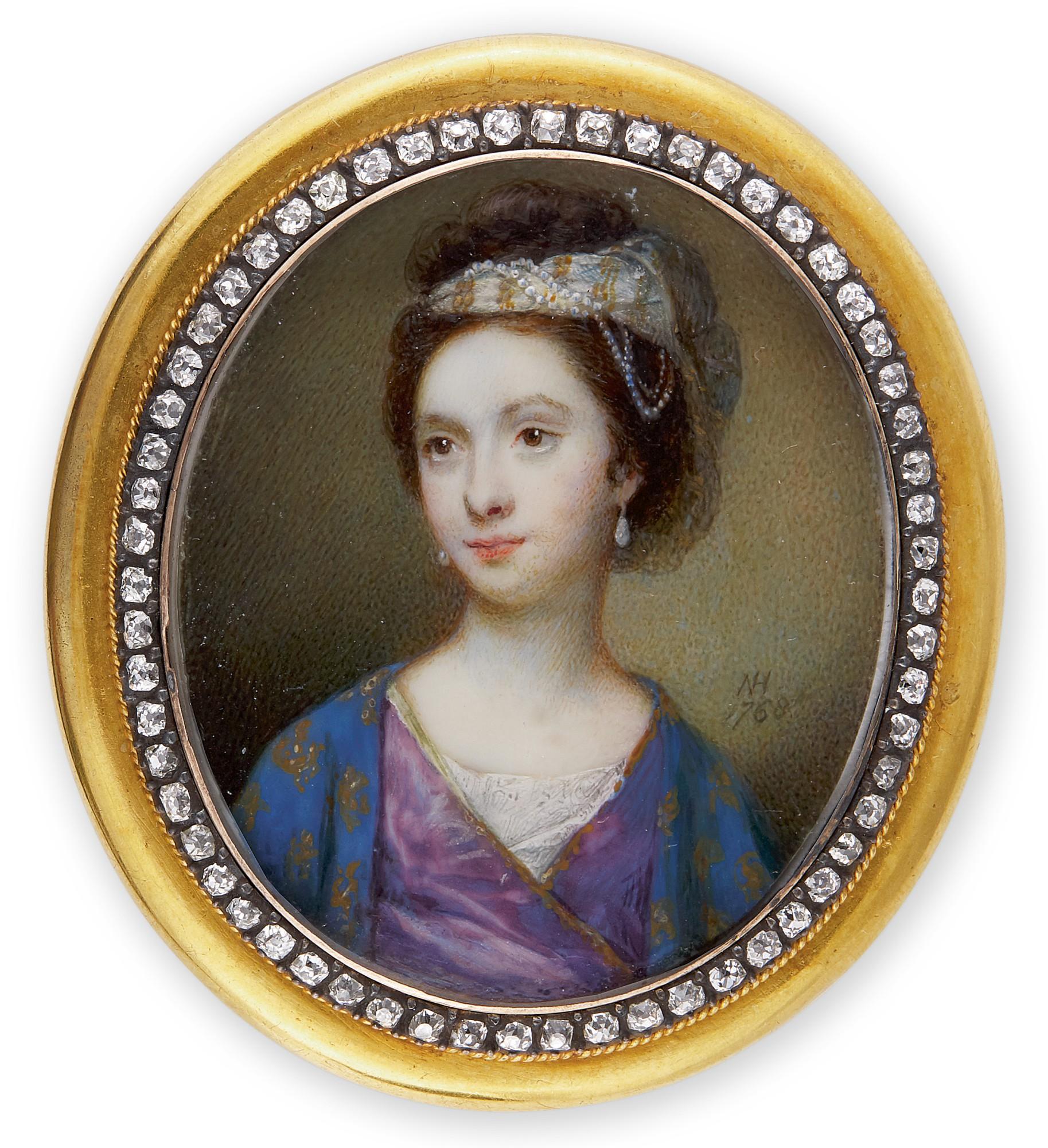Nathaniel Hone, R.A. - Portrait Of A Lady