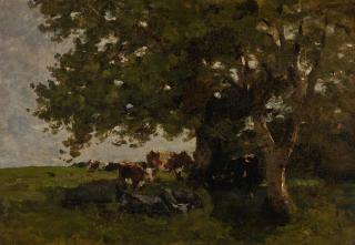 Nathaniel Hone, R.H.A. - Cows Sheltering Under A Tree