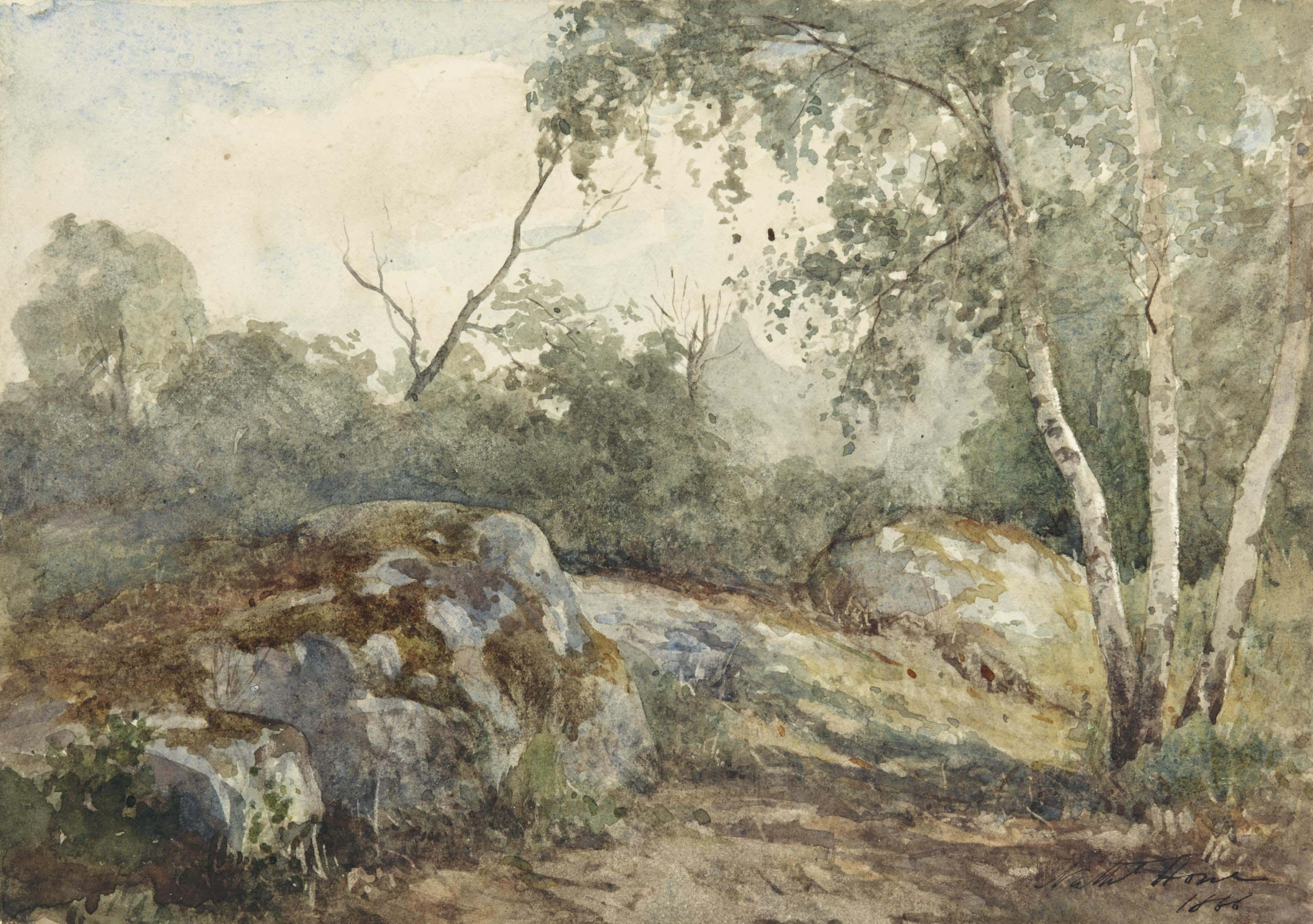 Nathaniel Hone - Paysage Rocheux