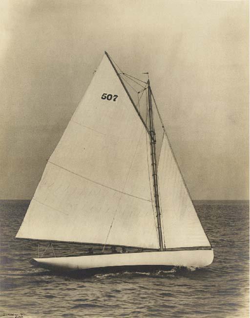 Nathaniel Livermore Stebbins - A gaff rigged day sailer