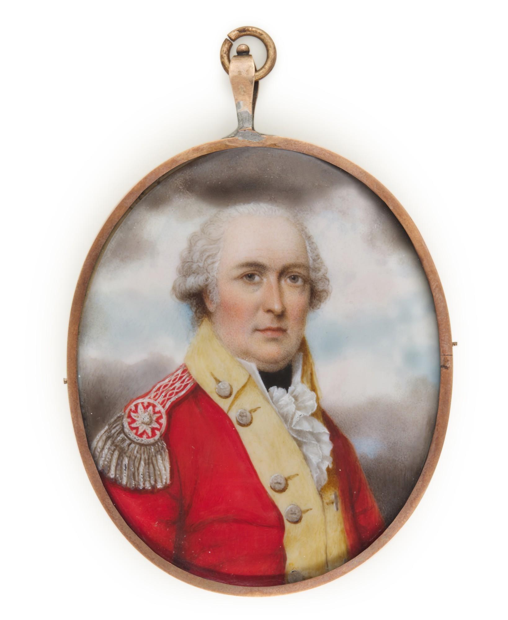 Nathaniel Plimer - Portrait of an officer, circa 1800