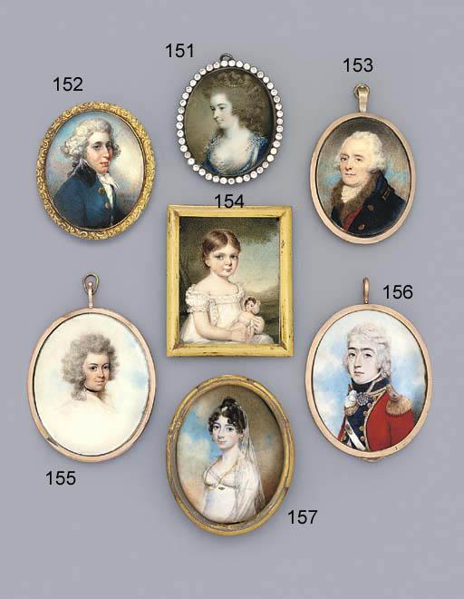 Nathaniel Plimer - The Hon. General William Stuart, In Red Coat With Gold-Bordered Blue Facings And Gold Buttons, Gold Gorgette And Blue Rosette, White Cross-Belt With Gold Plate, Gold Epaulette, Frilled White Cravat And Black Stock, Powdered Hair