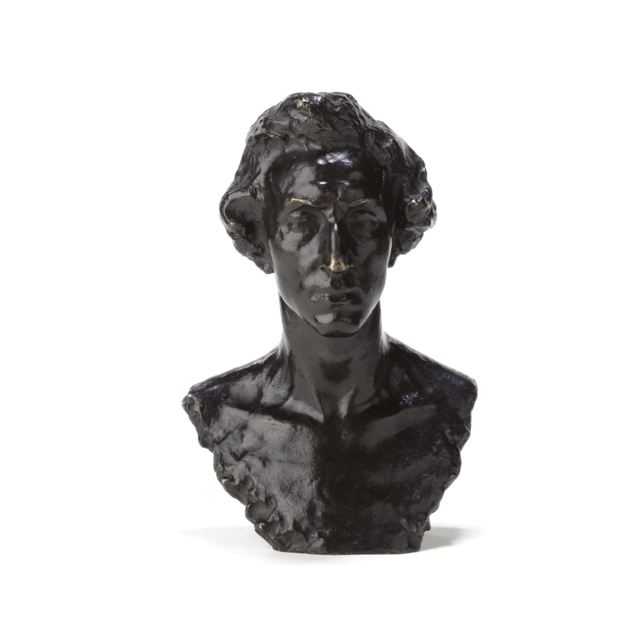 Naum Aronson - A Bronze Bust Of Frédéric Chopin