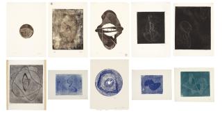 Naum Gabo - A Portfolio Of Twelve Monoprinted Wood Engravings