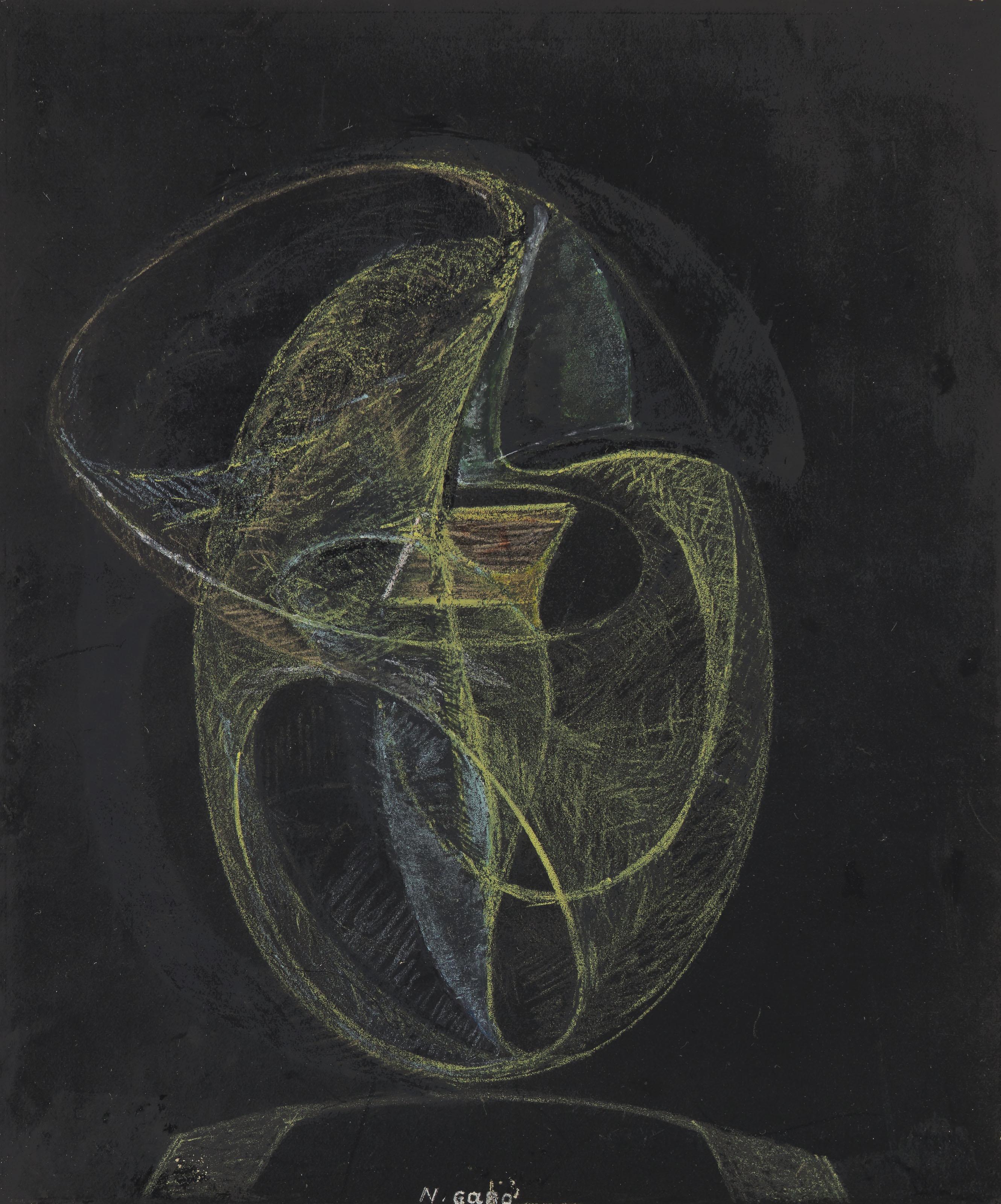 Naum Gabo - Drawing for an Imaginary Construction