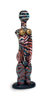 Naum Knop - Polychrome female figure