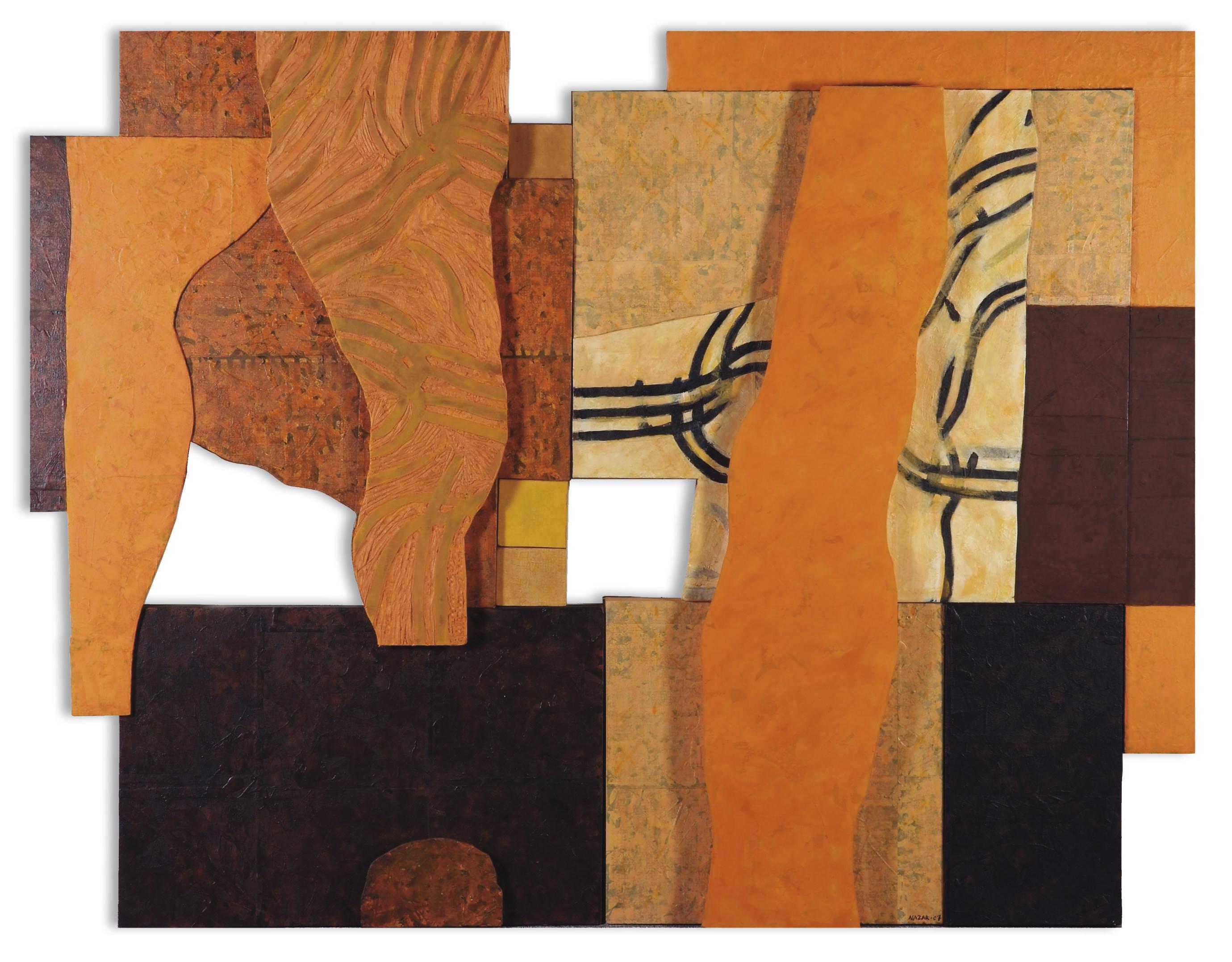 Nazar Yahya - Orange Landscape