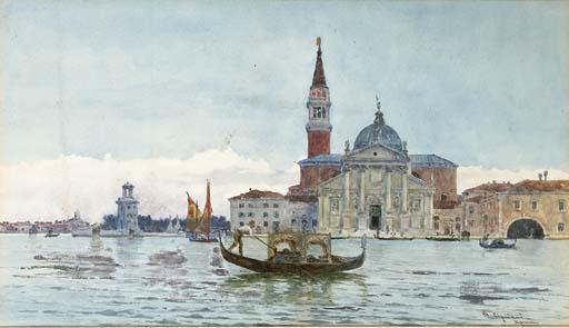 Nazareno Cipriani - Venezia, gondole e barche a San Giorgio