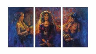 Nazir Nabaa - Untitled (Three Ladies)