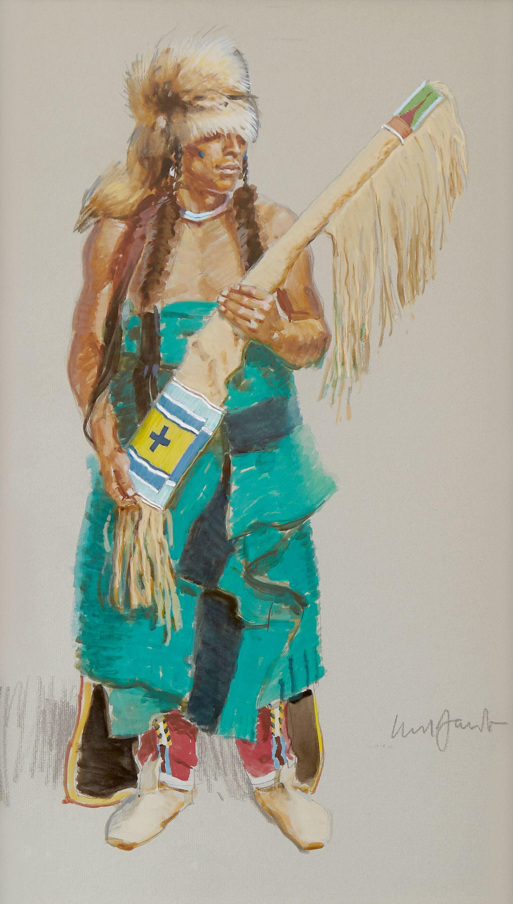 Ned Jacob - Blue Painted Face