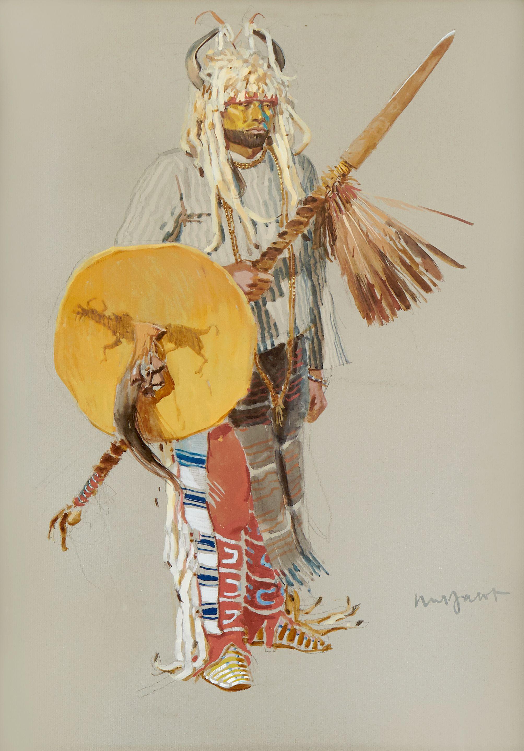 Ned Jacob - Bull Painted Face (Piegan)