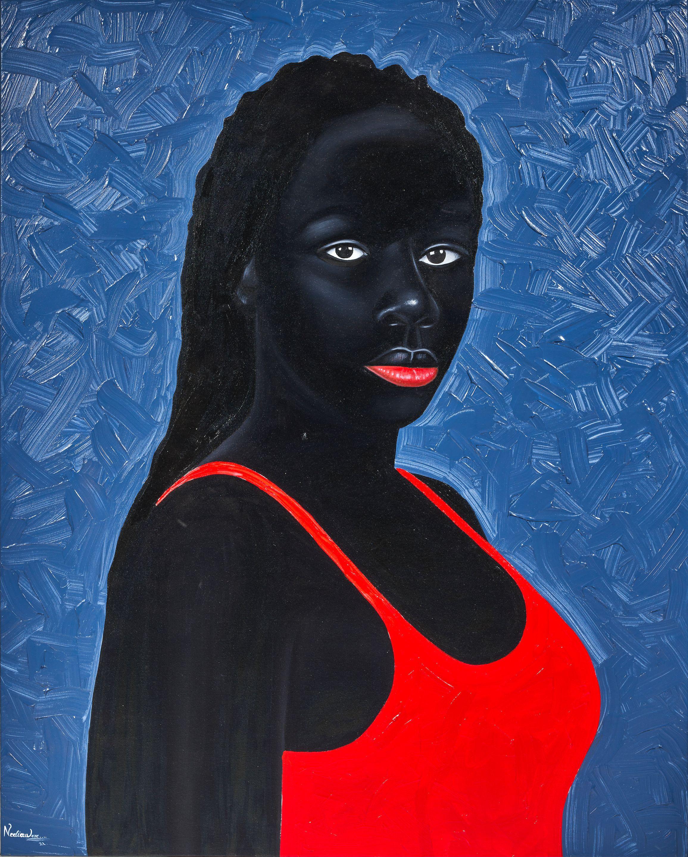 Nedia Were - Lady in red