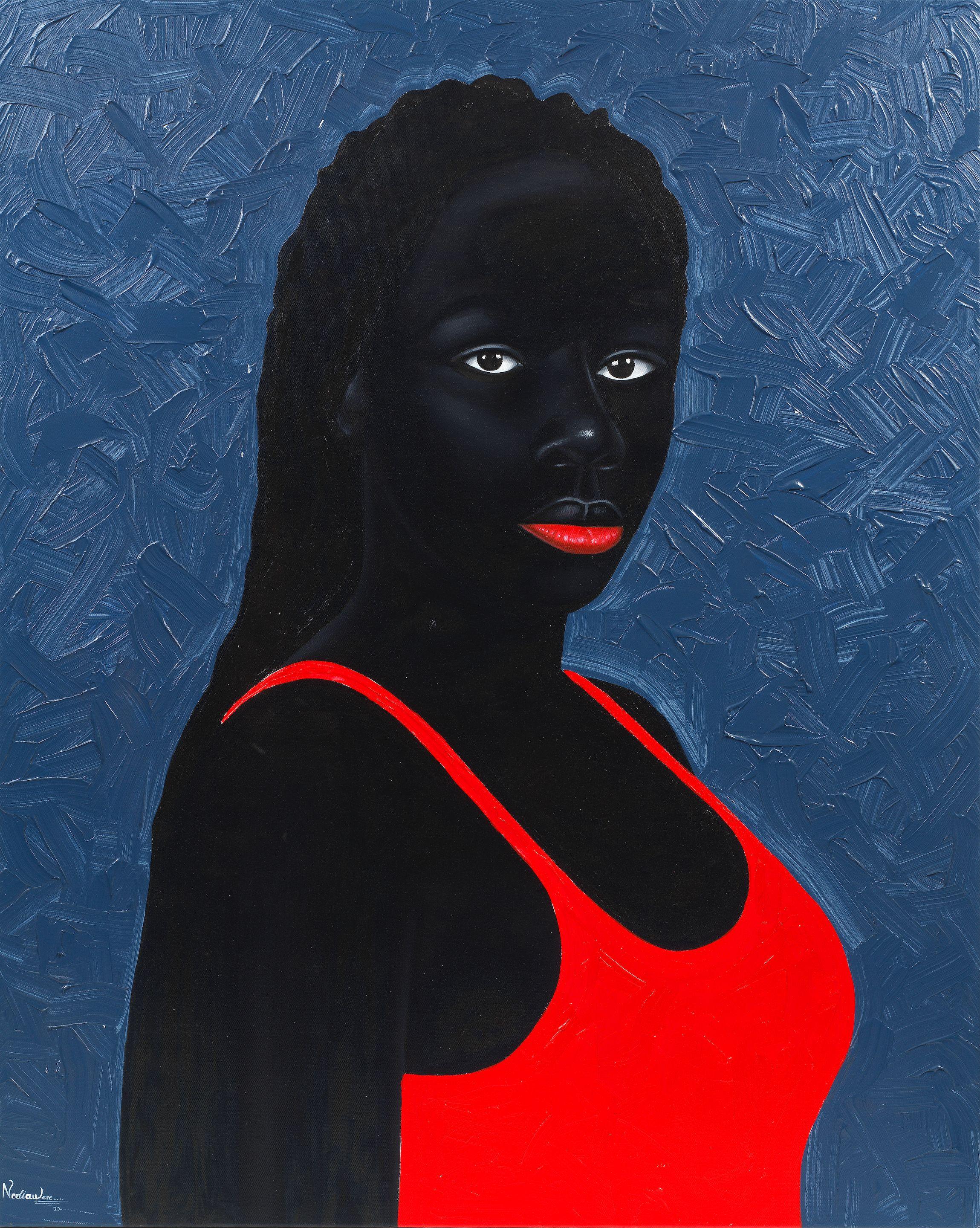 Nedia Were - Lady in Red