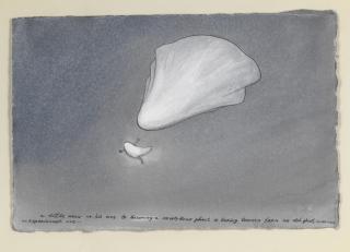 Nedko Solakov - A Little Man On His Way To Becoming A Newly-Born Ghost Is Taking Lessons From An Old Ghost, An Experienced One…