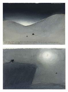 Nedko Solakov - Untitled (4 and 7, from insignificant stories)