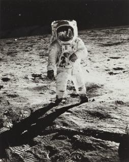 Neil Armstrong - Apollo 11: Edwin Aldrin walking on the Moon.