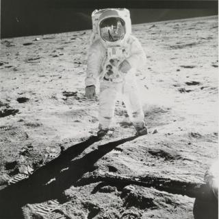 Neil Armstrong - Apollo 11 Mission, Aldrin on Moon Surface, 1969