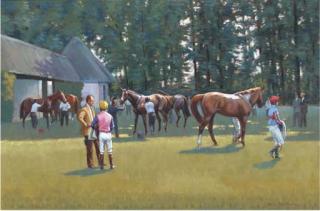 Neil Cawthorne - After The Race At Newmarket - July Course