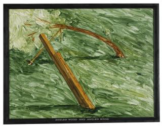 Neil Jenney - Angled Wood And Angled Wood