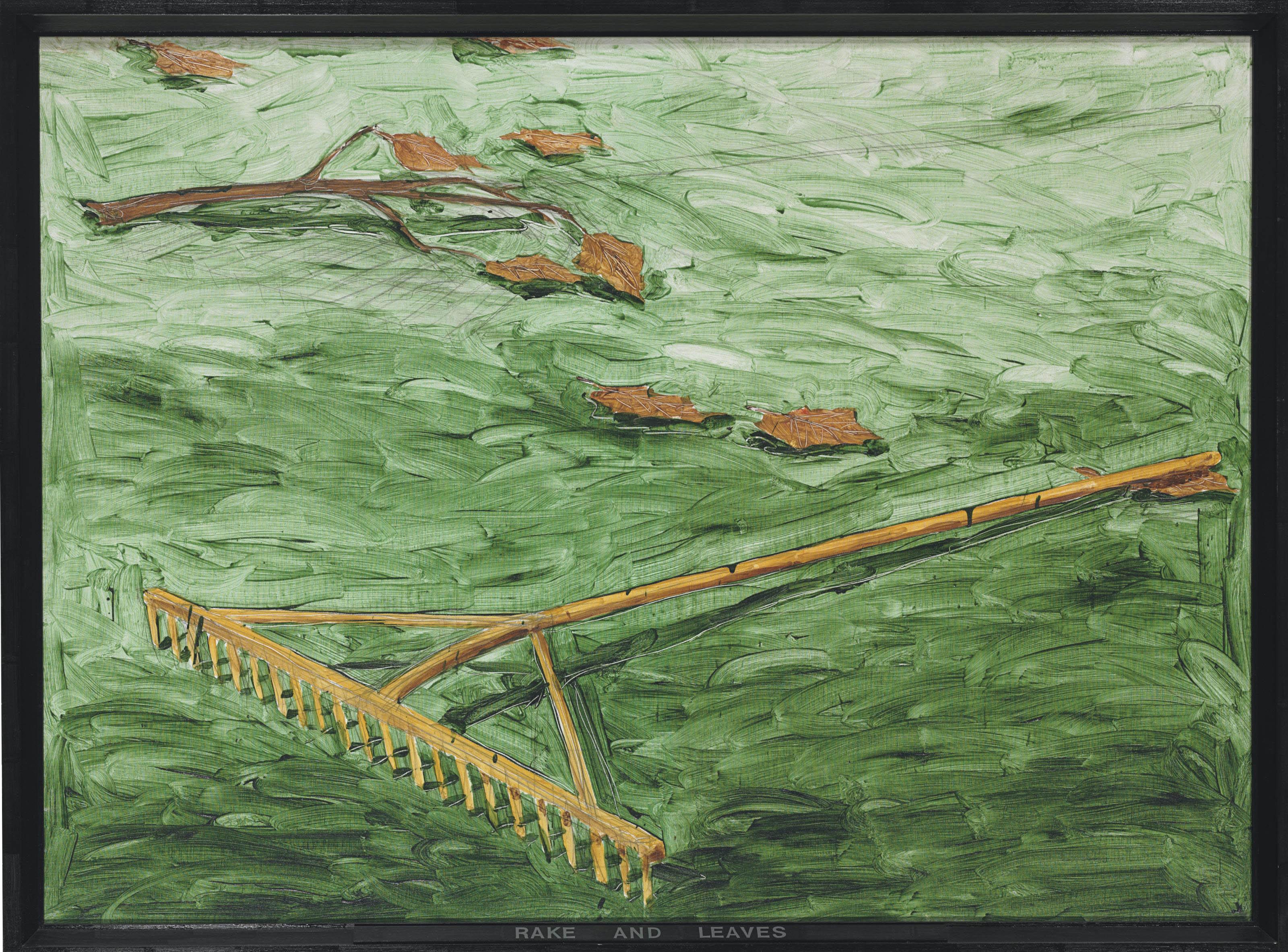 Neil Jenney - Rake and Leaves