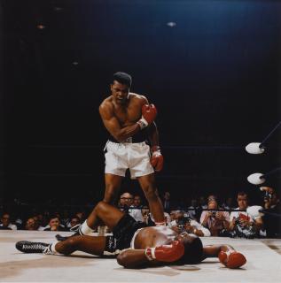 Neil Leifer - Ali-Liston, First Round Knockout, Lewiston, Maine (Muhammad Ali Vs. Sonny Liston)