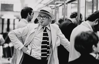 Neil Libbert - David Hockney Arriving At London Airport, 1974
