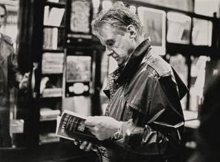 Neil Libbert - Francis Bacon, Bookshop In Charing Cross Road, London, 1984