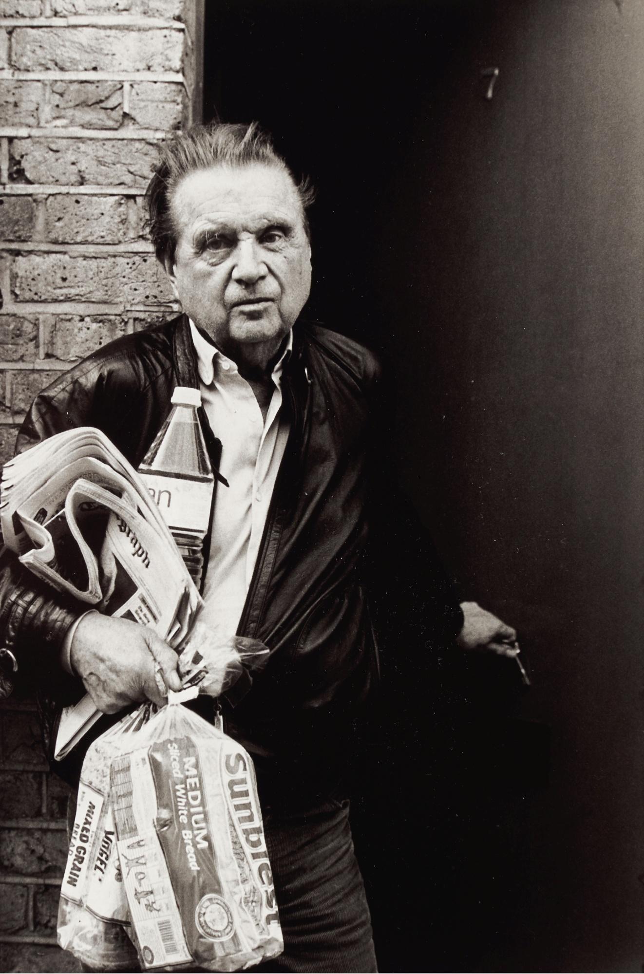 Neil Libbert - Francis Bacon, Reece Mews, London, October 1989